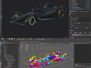 formula e srt01e 2020 3D Model