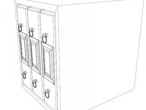 archivador shelf 3Dモデル