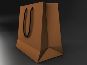 paper bag Modelo 3D