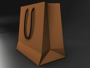 sacchetto di carta Modello 3D