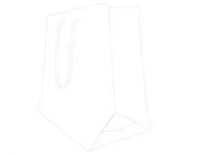 sacchetto di carta Modello 3D