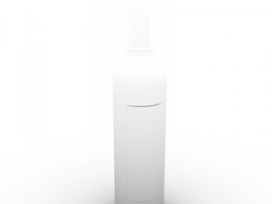 wine bottle Modèle 3D