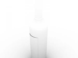 butelka wina Model 3D