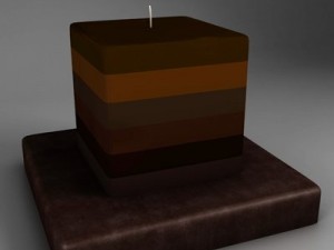 candle Modèle 3D