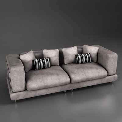 sofa Model 3D .c4d .max .obj .3ds .fbx .stl .blend