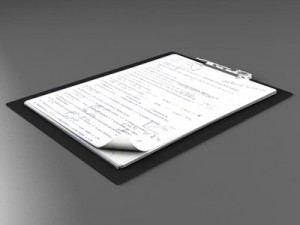 note folder 3Dモデル