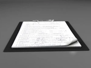 note folder 3D Model