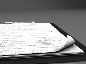 note folder 3D Model