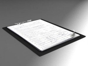 note folder Modelo 3D
