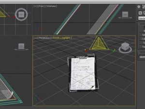 note folder Modelo 3D