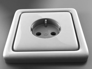 electric outlet Modello 3D