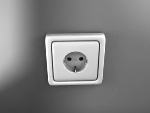 electric outlet 3D Model