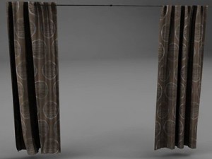 cortinas 3D Model