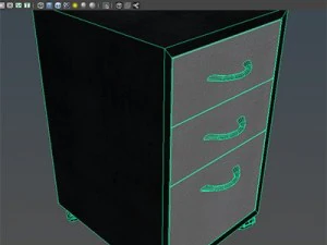 cajonera Modelo 3D