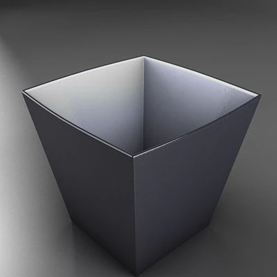 papelera 3D Model .c4d .max .obj .3ds .fbx .stl .blend 