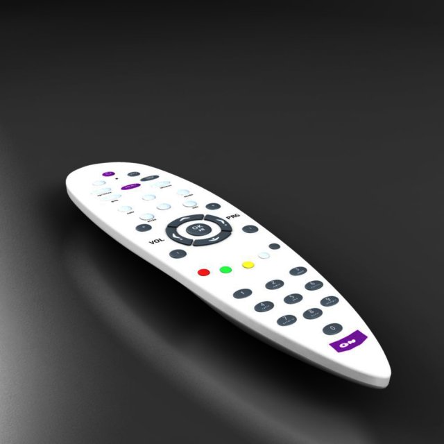 remote control 3D Model .c4d .max .obj .3ds .fbx .stl .blend 