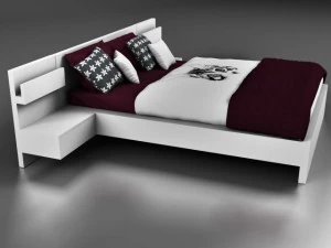 bed 3D Model