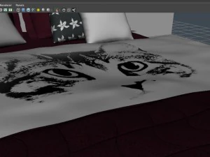bed 3D Model