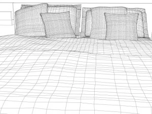 bed 3D Model