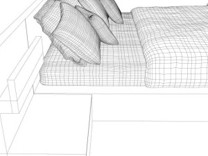bed 3D Model