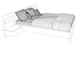 bed Model 3D