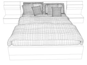 bed 3D Model