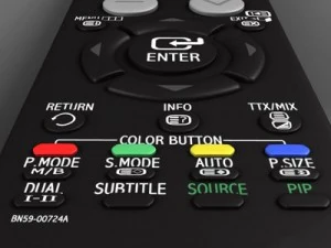 tft remote control 3D Model