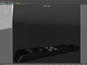 tft remote control 3D Model