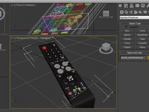 tft remote control 3D Model