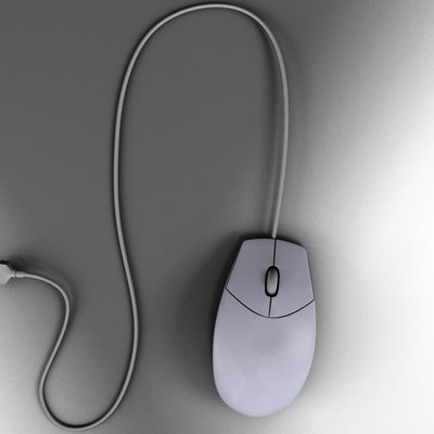 mouse Model 3D .c4d .max .obj .3ds .fbx .stl .blend