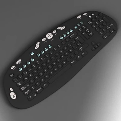 keyboard black 3D Model .c4d .max .obj .3ds .fbx .stl .blend 