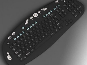 keyboard black 3D Model