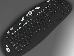 keyboard black 3Dモデル