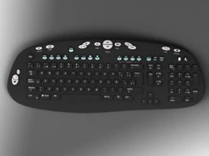 keyboard black 3D Model