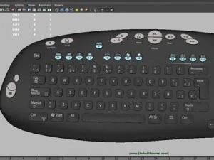 keyboard black 3D Model