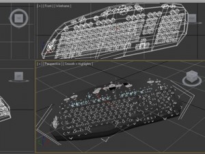 keyboard black Modelo 3D