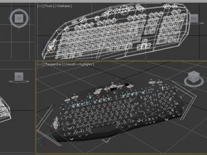 keyboard black 3D Model