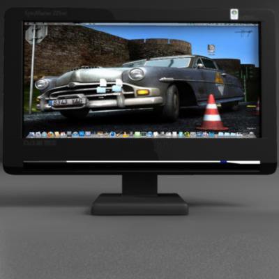 tft computer monitor Model 3D .c4d .max .obj .3ds .fbx .stl .blend 