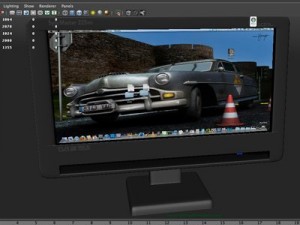 tft computer monitor Model 3D
