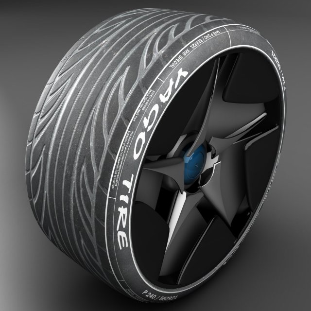 tire 3D Модель .c4d .max .obj .3ds .fbx .stl .blend 