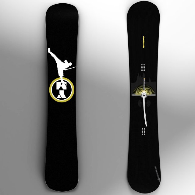 snow board Modello 3D .c4d .max .obj .3ds .fbx .stl .blend 