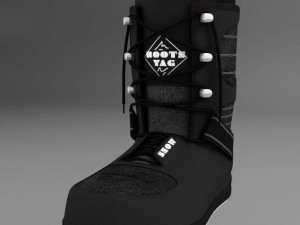 snow boots 3D Модель