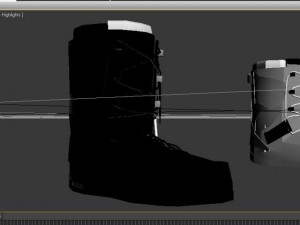 snow boots 3D Model