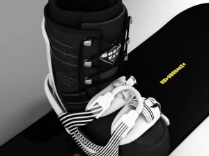 스노우보드 3D 모델