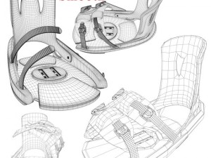 snowboard Modèle 3D