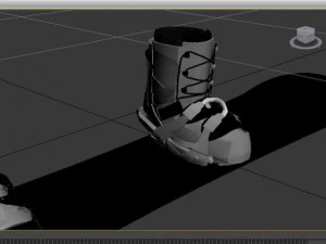 스노우보드 3D 모델