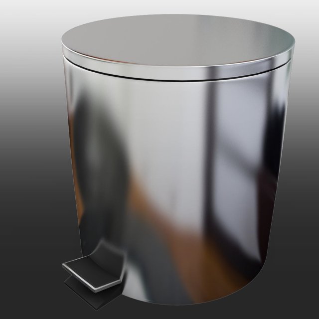 bathroom dumpster 3D Modell .c4d .max .obj .3ds .fbx .stl .blend