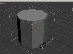 bathroom dumpster 3D Modell