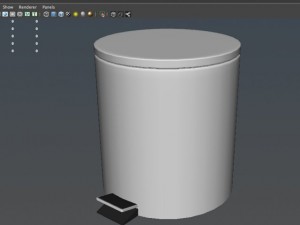 bathroom dumpster 3D Modell