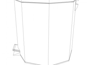 bathroom dumpster 3D Modell